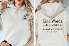 Kind Words Are Like Honey Sweet To The Soul |Bible Verse Product Image 3