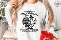 I’m Really Into The Thanksgiving Spirit Funny Thanksgiving Product Image 4