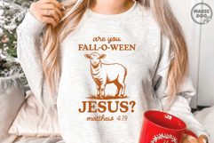 Are You Fall-O-Ween Jesus|Retro Fall Religious|Follow Jesus Product Image 4