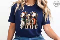 Golden Retriever Christmas| Golden Retriever Dog Santa Hat Product Image 4