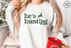 He’s Hunting|Goodbye Husband Hello Hunting Season SVG Product Image 2