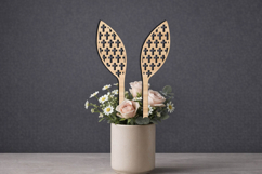 Crosses SVG Easter Bunny Ears Planter Laser Gift Rabbits Product Image 3