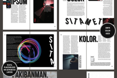 Darkably Magazine Template | 32 Pages INDD Product Image 4