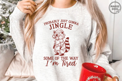 Funny Sarcastic Christmas Raccoon|Holiday Humor Quote Product Image 4