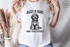 Just A Girl Who Loves Doodle|Goldendoodle Dog| Doodle Mom Product Image 4