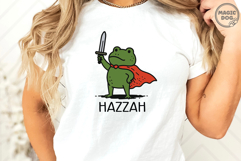 Frog Knight|Cute Cartoon Frog with Sword and Cape SVG Product Image 4