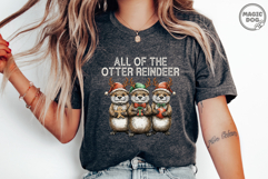 All of the Otter Reindeer|Otter Christmas|Animal Holiday PNG Product Image 7
