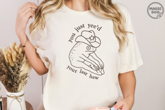 You just Yee&#039;d Your Last Haw|Funny Frog Meme|Cowboy Frog Product Image 5