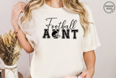 Football Aunt Game Day Shirt Design|Football Family SVG Product Image 4
