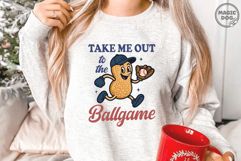 Take Me Out To The Ballgame|Baseball Game Day|Sport Baseball Product Image 4
