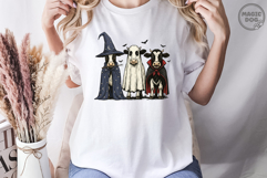 Halloween Cow Cute Cow Ghost Witch Vampire Spooky Cow PNG Product Image 4