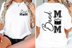 Band Mom Marching Band|Drumline Mom|School Spirit Mom SVG Product Image 4