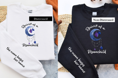 Witchy boho Spirit of a Moonchild PNG Product Image 1