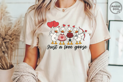 Just a Love Goose|Valentine Goose|Silly Goose Valentines Product Image 4