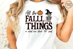 All The Fall Things|Funny Blink 182 Halloween|Fall Skeleton Product Image 4