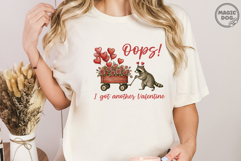 Raccoon Valentine PNG: Oops I Got Another Valentine Product Image 4