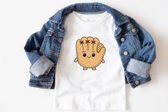 Game Day Baseball Sports Mom Cute Baseball Glove And Ball Product Image 6