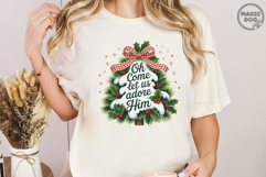 Oh Come Let Us Adore Him|Coquette Christian Christmas Tree Product Image 4