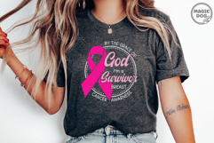 Breast Cancer Survivor By The Grace Of God, I'm A Survivor Product Image 4