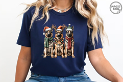 German Shepherd Christmas|Christmas Dog with Santa Hat Product Image 4