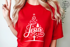 Jesus Christmas Tree|Faith Holiday|Christian Christmas Product Image 4