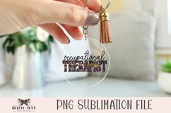 Leopard Print Occupational Therapist Sublimation Design PNG Product Image 4