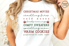 Cozy Christmas Words|Christmas Movies Warm Cookies Comfy Product Image 4
