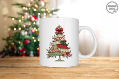 Watercolor Patchwork Christmas Tree PNG|Patchwork Holiday Product Image 5