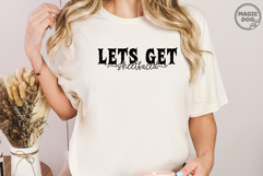 Lets Get Sheetfaced SVG|Halloween Party Funny Ghost Quote Product Image 4