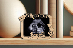 Will You be my Grandma Ultrasound Sonogram Baby Magnet SVG Product Image 4