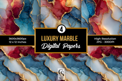 Patriotic Luxury Marble Seamless Patterns Product Image 1