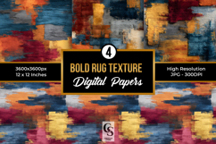 Abstract Bold Rug Texture Seamless Patterns Product Image 1
