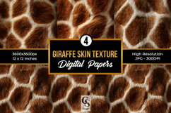 Giraffe Skin Texture Seamless Patterns Product Image 1