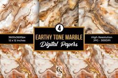 Earthy Tones Marble Seamless Patterns Product Image 1