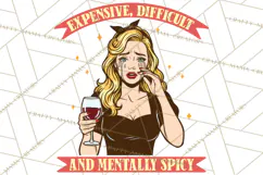Retro Sarcastic Fifties Housewife PNG | Funny Sublimation Product Image 5
