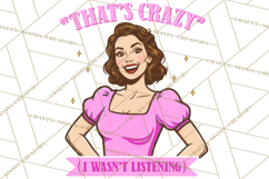 Retro Sarcastic Fifties Housewife PNG | Funny Sublimation Product Image 3