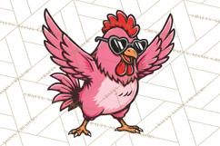 Valentines Day PNG | Valentine Chicken Sublimation Design Product Image 4