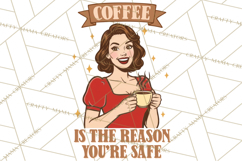 Retro Sarcastic Fifties Housewife PNG | Funny Sublimation Product Image 5