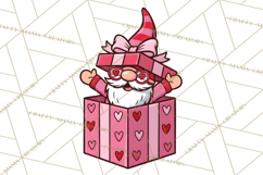 Valentine Gnome PNG | Valentines Day Sublimation Design Product Image 2