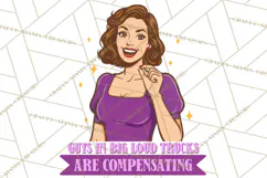 Retro Sarcastic Fifties Housewife PNG | Funny Sublimation Product Image 2