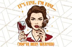 Retro Sarcastic Fifties Housewife PNG | Funny Sublimation Product Image 3