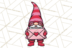 Valentine Gnome PNG | Valentines Day Sublimation Design Product Image 3