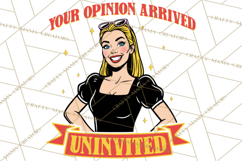 Retro Sarcastic Fifties Housewife PNG | Funny Sublimation Product Image 2