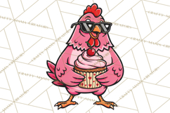 Valentines Day PNG | Valentine Chicken Sublimation Design Product Image 5