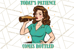 Retro Sarcastic Fifties Housewife PNG | Funny Sublimation Product Image 2