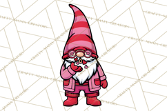 Valentine Gnome PNG | Valentines Day Sublimation Design Product Image 4