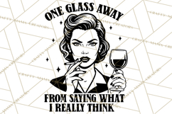 Retro Funny SVG | Sarcastic Woman | Snarky PNG Product Image 3