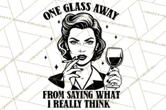 Retro Funny SVG | Sarcastic Woman | Snarky PNG Product Image 3