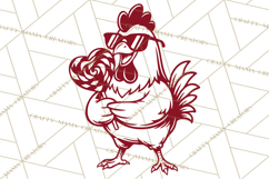 Valentine Chickens SVG | Valentines Day Cut File | Love Product Image 5