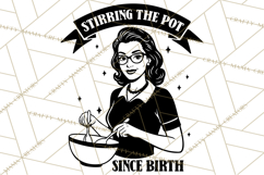 Retro Funny SVG | Sarcastic Woman | Snarky PNG Product Image 3